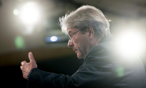 European Commissioner for Economy Paolo Gentiloni