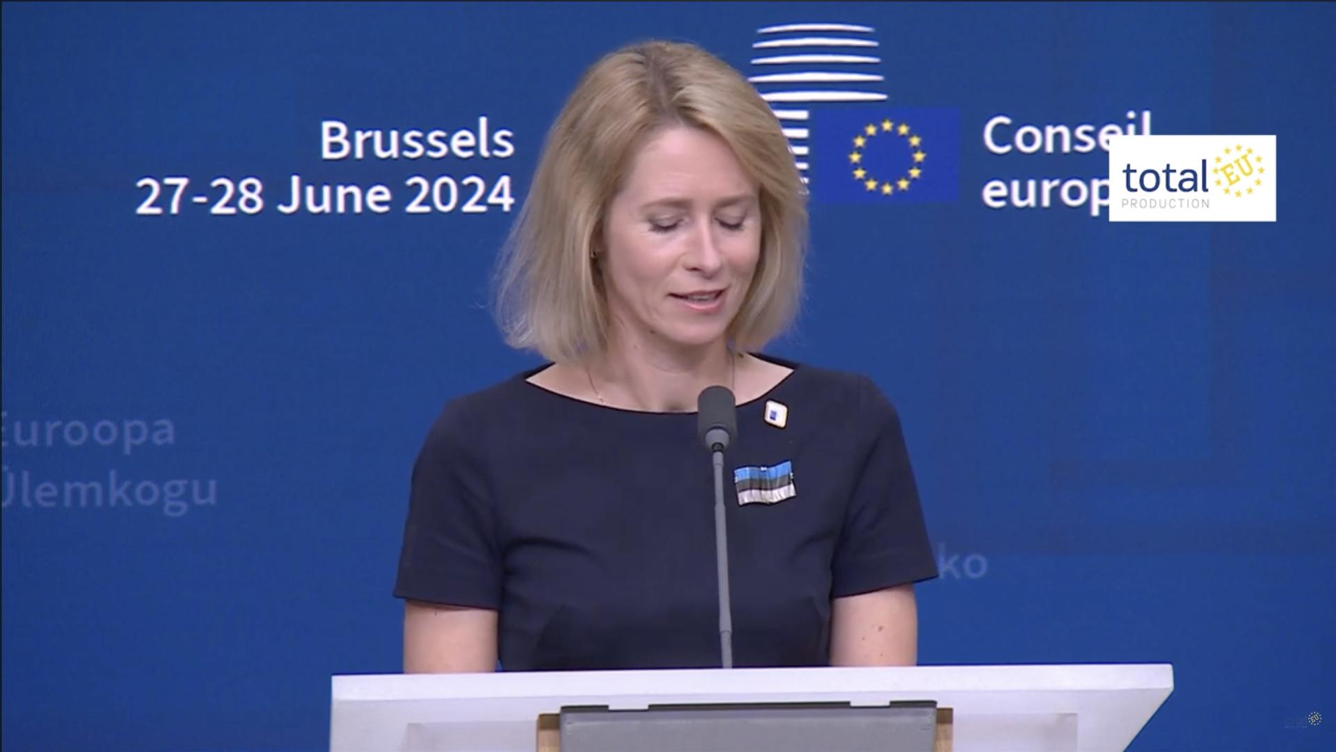 Kaja Kallas nominated for EU foreign affairs