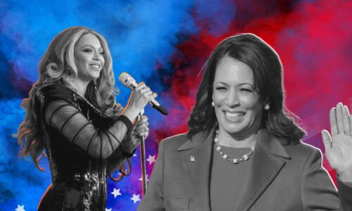 Beyonce and Kamala Harris