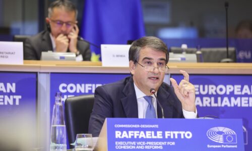 Executive Vice-President designate Raffaele Fitto