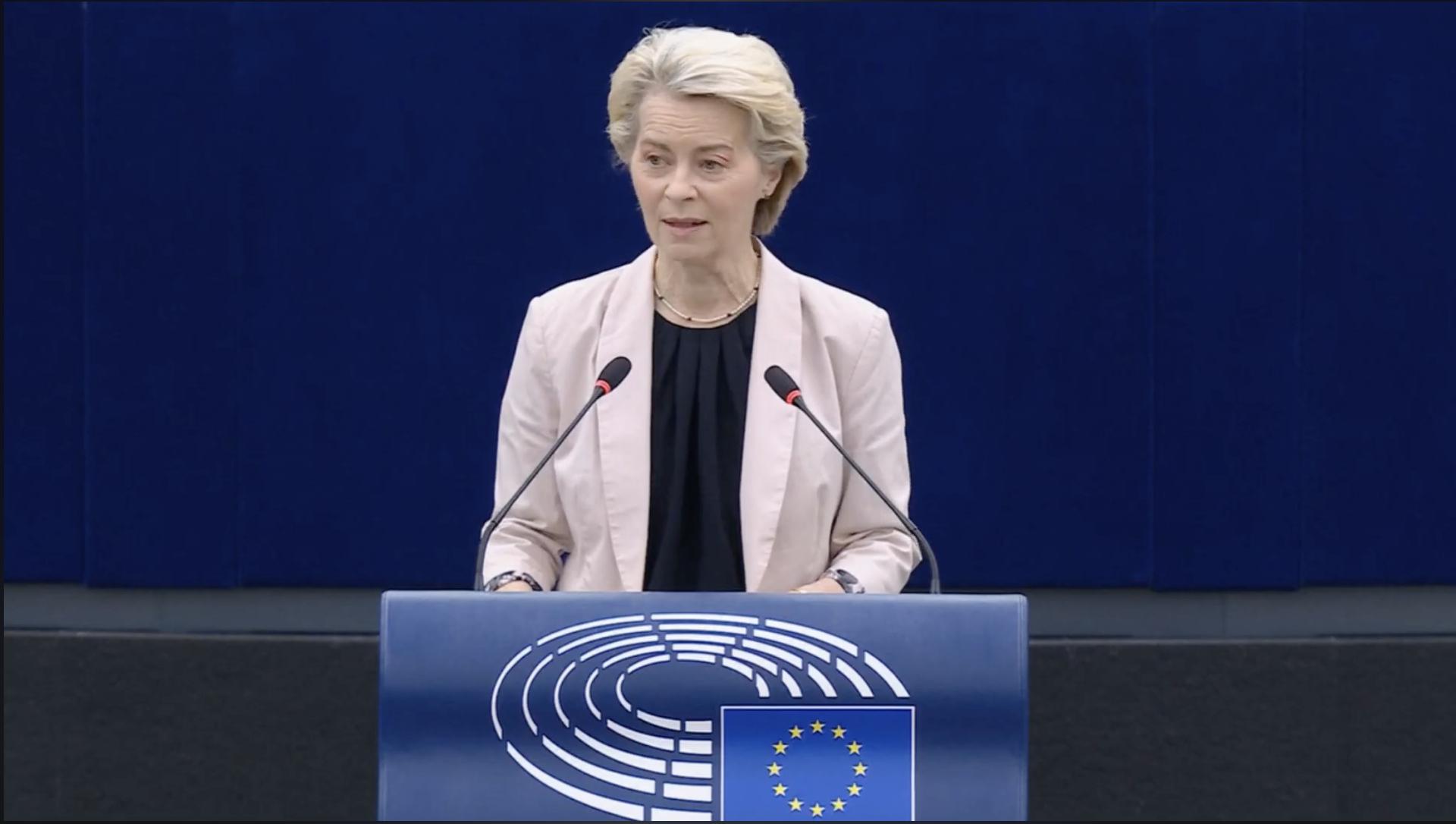 Von der Leyen, “Thanks to the outgoing Commission, unimaginable steps forward were made”