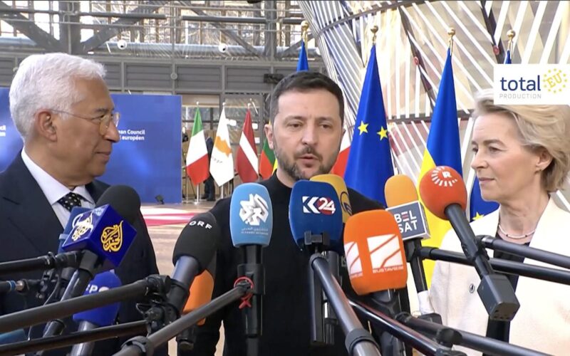 Ukraine: Zelensky, “We are grateful to the EU, we never felt alone during the war”