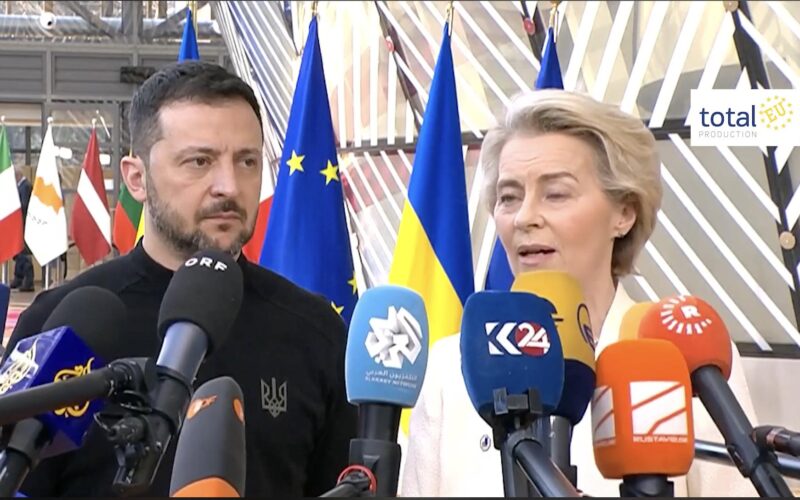 Ukraine: von der Leyen, “EU and Ukraine are both facing a turning point, lasting peace is needed”